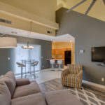 living area in a Peoria Estates condo in Phoenix