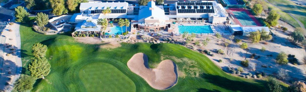 pools and clubhouse at Arizona Traditions in Phoenix