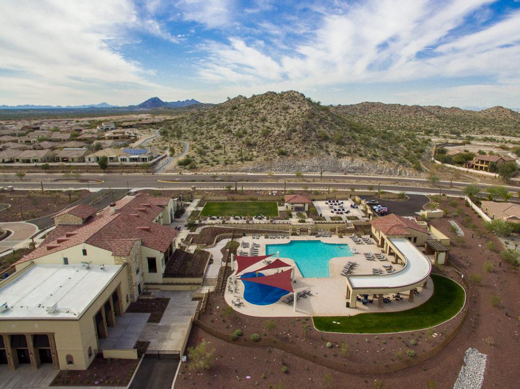 Montecito club in Estrella with pool and clubhouse